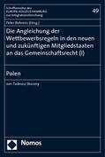 Behrens |  Skoczny, T: Angleichung d. Wettbewerbsregeln 01/Polen | Buch |  Sack Fachmedien
