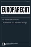 Hatje / Philipp / Terhechte |  Unternehmen und Steuern in Europa | Buch |  Sack Fachmedien