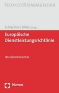 Schlachter / Ohler |  Europäische Dienstleistungsrichtlinie | Buch |  Sack Fachmedien