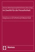 Weberling / Wallraf / Deters |  Im Zweifel für die Pressefreiheit | Buch |  Sack Fachmedien