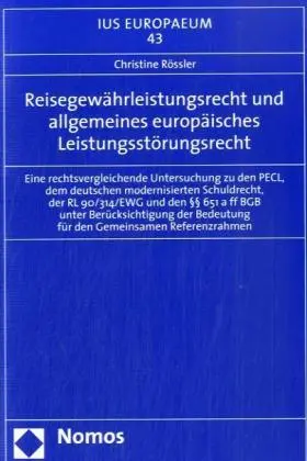 Rössler |  Rössler, C: Reisegewährleistungsrecht | Buch |  Sack Fachmedien
