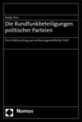 Paul |  Paul, N: Rundfunkbeteiligungen politischer Parteien | Buch |  Sack Fachmedien