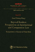 Faust / Thüsing |  Beyond Borders: Perspectives on International and Comparative Law | Buch |  Sack Fachmedien
