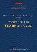 Hüttemann / Rawert / Schmidt |  Non Profit Law Yearbook 2009 | Buch |  Sack Fachmedien