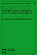 Köck / Möckel / Hofmann |  Köck, W: Verringerung der Salzbelastung/Weser | Buch |  Sack Fachmedien
