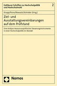 Knopp / Peine / Nowacki |  Ziel- und Ausstattungsvereinbarungen auf dem Prüfstand | Buch |  Sack Fachmedien