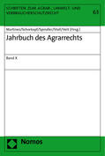 Martìnez / Schorkopf / Spindler |  Jahrbuch des Agrarrechts Band X | Buch |  Sack Fachmedien