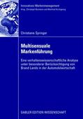 Springer |  Multisensuale Markenführung | Buch |  Sack Fachmedien