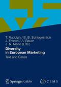 Rudolph / Schlegelmilch / Meise |  Diversity in European Marketing | Buch |  Sack Fachmedien