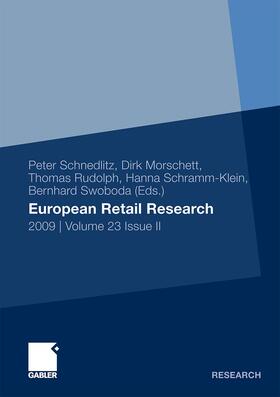 Schnedlitz / Morschett / Swoboda | European Retail Research | Buch | sack.de