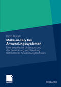 Brandt |  Make-or-Buy bei Anwendungssystemen | Buch |  Sack Fachmedien