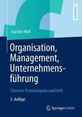 Wolf |  Organisation, Management, Unternehmensführung | Buch |  Sack Fachmedien
