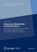 Würz |  Würz, T: Corporate Stakeholder Communications | Buch |  Sack Fachmedien