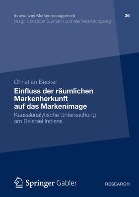 Becker | Einfluss der räumlichen Markenherkunft auf das Markenimage | Buch | sack.de