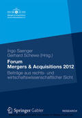 Saenger / Schewe |  Forum Mergers & Acquisitions 2012 | eBook | Sack Fachmedien