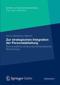 Hildisch |  Zur strategischen Integration der Personalabteilung | eBook | Sack Fachmedien