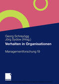 Schreyögg / Sydow |  Verhalten in Organisationen | eBook | Sack Fachmedien