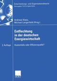 Langerfeldt / Klees |  Entflechtung in der deutschen Energiewirtschaft | Buch |  Sack Fachmedien