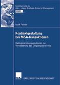 Piehler |  Kontraktgestaltung bei M&A-Transaktionen | Buch |  Sack Fachmedien