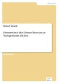 Schwab |  Dimensionen des Human Ressourcen Managements auf Java | Buch |  Sack Fachmedien