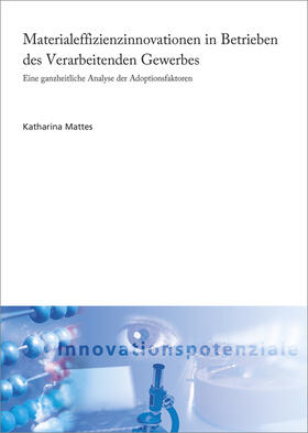 Mattes / Fraunhofer ISI | Materialeffizienzinnovationen in Betrieben des Verarbeitenden Gewerbes | Buch | sack.de