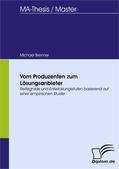 Brenner |  Vom Produzenten zum Lösungsanbieter - Reifegrade und Entwicklungsstufen basierend auf einer empirischen Studie | eBook | Sack Fachmedien