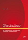 Becker |  Politische Unterstützung in Ost- und Westdeutschland: Eine quantitative Analyse unter Studierenden im Kontext der Politikverdrossenheit | eBook | Sack Fachmedien