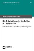 Masser / Engewald / Scharpf |  Die Entwicklung der Mediation in Deutschland | eBook | Sack Fachmedien
