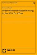Schubert |  Unternehmensmitbestimmung in der SE & Co. KGaA | eBook | Sack Fachmedien