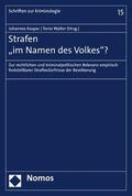 Kaspar / Walter |  Strafen "im Namen des Volkes"? | eBook | Sack Fachmedien