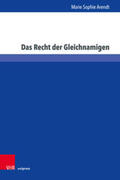 Arendt |  Das Recht der Gleichnamigen | Buch |  Sack Fachmedien