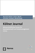Bassarak / Heister / Leitner |  Wissenschaftliches Forum für Sozialwirtschaft 1/2013 | Buch |  Sack Fachmedien