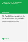 Emanuel |  Die Qualitätsentwicklung in der Kinder- und Jugendhilfe | Buch |  Sack Fachmedien