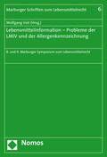 Voit |  Lebensmittelinformation - Probleme der LMIV und der Allergenkennzeichnung | Buch |  Sack Fachmedien