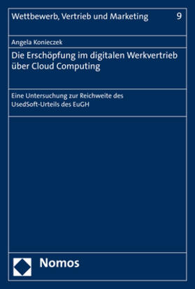 Konieczek | Die Erschöpfung im digitalen Werkvertrieb über Cloud Computing | Buch | sack.de