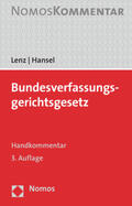 Lenz / Hansel |  Bundesverfassungsgerichtsgesetz: BVerfGG | Buch |  Sack Fachmedien