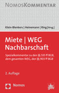Klein-Blenkers / Heinemann / Ring |  Miete - WEG - Nachbarschaft | Buch |  Sack Fachmedien
