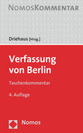 Driehaus |  Verfassung von Berlin | Buch |  Sack Fachmedien