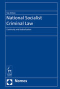 Ambos |  National Socialist Criminal Law | Buch |  Sack Fachmedien