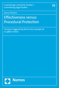 Östlund |  Effectiveness versus Procedural Protection | Buch |  Sack Fachmedien