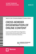 Cole / Etteldorf / Ullrich |  Cross-Border Dissemination of Online Content | Buch |  Sack Fachmedien