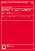 Herresthal |  Herresthal, C: Reform der AGB-Kontrolle im B2B-Bereich | Buch |  Sack Fachmedien