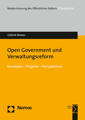 Wewer | Open Government und Verwaltungsreform | Buch | sack.de