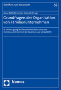 Röthel / Schmidt |  Grundfragen der Organisation von Familienunternehmen | Buch |  Sack Fachmedien