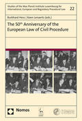 Hess / Lenaerts |  The 50th Anniversary of the European Law of Civil Procedure | Buch |  Sack Fachmedien