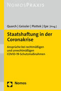 Plottek / Epe / Geißler |  Staatshaftung in der Coronakrise | Buch |  Sack Fachmedien