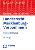Kronisch / Schlacke / Darsow |  Landesrecht Mecklenburg-Vorpommern | Buch |  Sack Fachmedien
