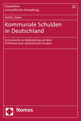 Zabler | Kommunale Schulden in Deutschland | Buch | sack.de