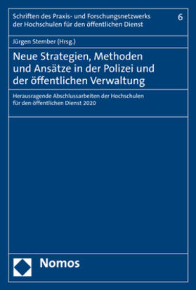 Stember | Neue Strategien, Methoden und Ansätze in der Polizei und der öffentlichen Verwaltung | Buch | sack.de