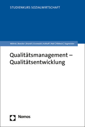 Wöhrle / Boecker / Brandl | Qualitätsmanagement - Qualitätsentwicklung | Buch | sack.de